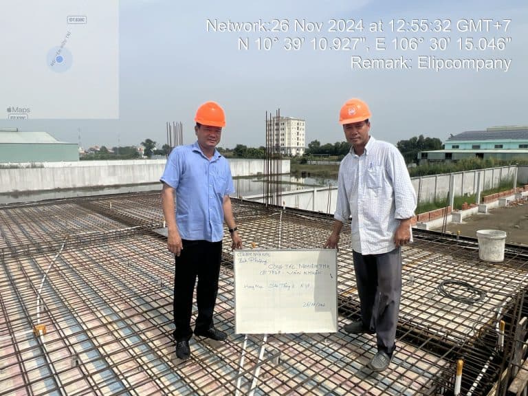 Thi Công Nhà kho Bích Phương — 9/12