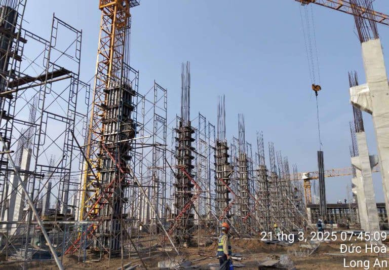 Thi công Nhà máy SUNTONE industry VN — 1/14