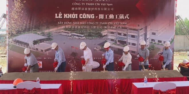 Lễ khởi công Nhà máy Công Ty TNHH CFK Việt Nam